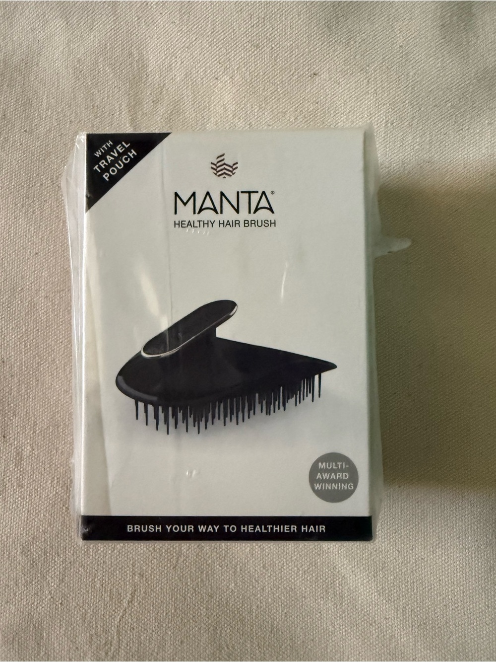 Manta Healthy Hair Brush — Black